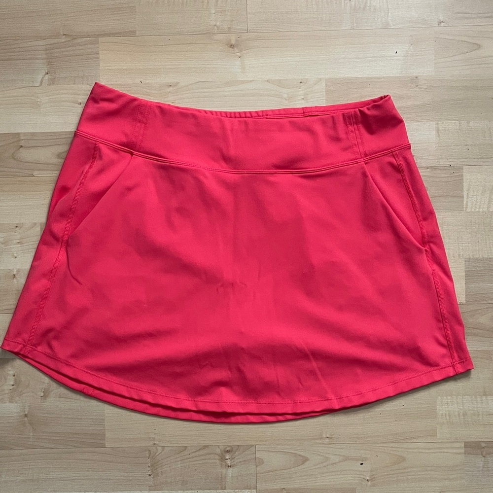 Lole Orange A-Line Mini Skirt Athletic